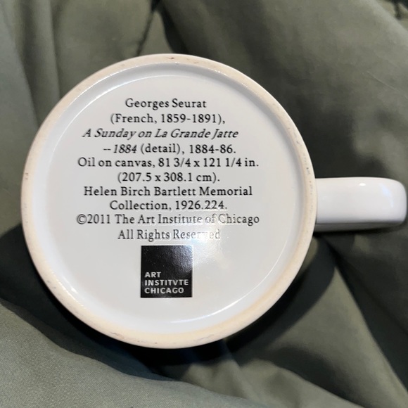 🐇 The Art Institute of Chicago mug - A Sunday on La Grande Jatte Georges Seurat - Picture 2 of 7